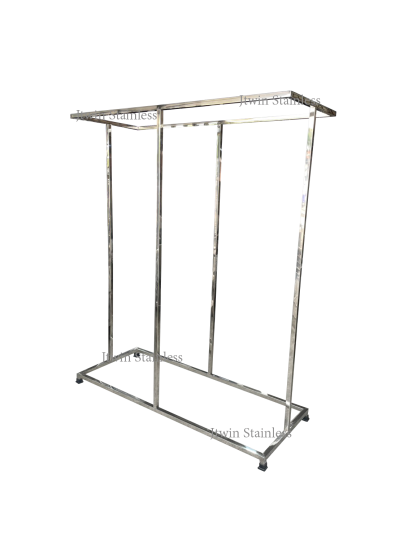 ราวสแตนเลส คู่ 4 เส้น (ท่อเหลี่ยม)