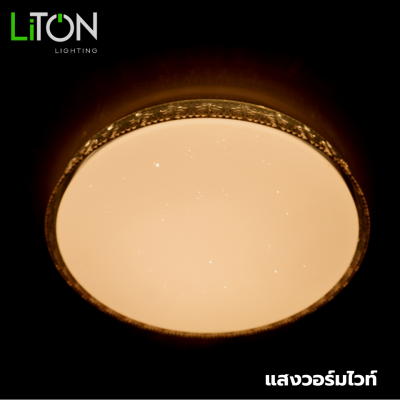 LED Ceiling Lamp TRENDY CRYSTAL เปลี่ยนได้ 3 สี