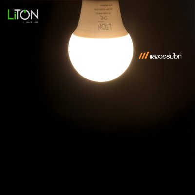 LiTON หลอดไฟ LED E27 รุ่น ONE เดย์ไลท์/วอร์มไวท์