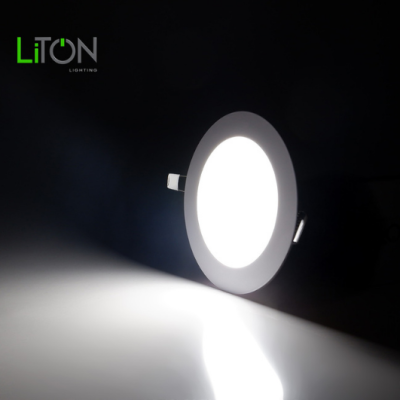 LiTON ดาวน์ไลท์ LED รุ่น ECOLUX ฝังฝ้า หน้ากลม แสงขาว (DAYLIGHT) และ แสงส้ม (WARM WHITE)