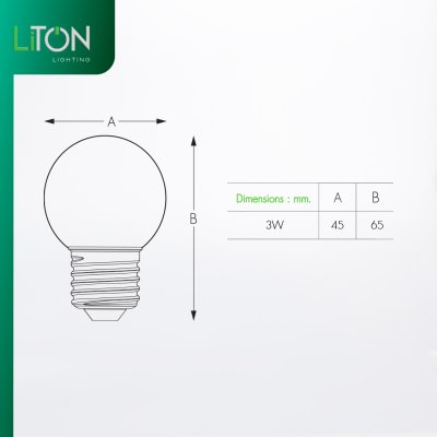 หลอดไฟLED E27 รุ่น FESTI Warmwhite (แสงส้ม)