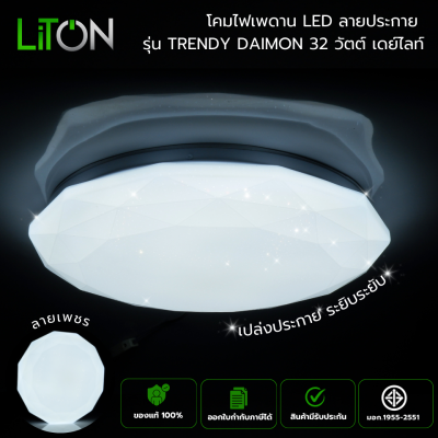 LED Ceiling Lamp TRENDY DAIMON DAYLIGHT (แสงขาว)
