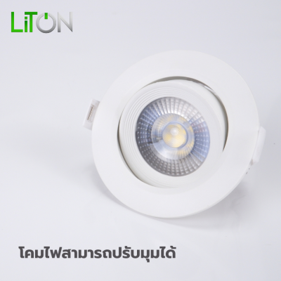 LED Downlight Adjustable รุ่น ACCENT Daylight (แสงขาว) และ Warmwhite (แสงส้ม)