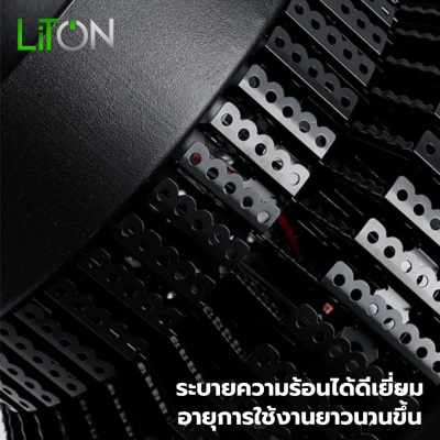 LED High Bay SMD With Reflector รุ่น GHOST  สีดำ Daylight (แสงขาว)