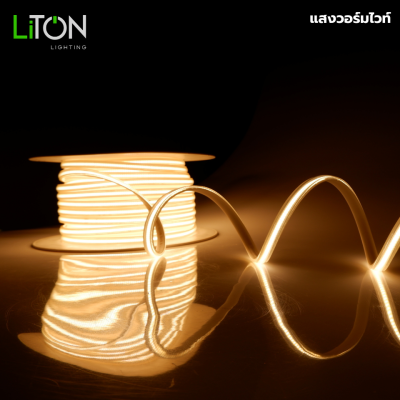 LED Strip 220V COB Ship รุ่น LASSO Daylight (แสงขาว) และ Warmwhite (แสงส้ม)