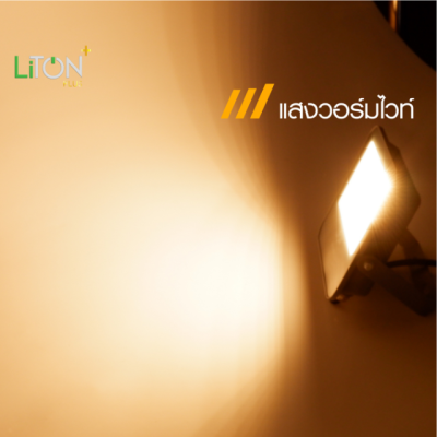 โคมฟลัดไลท์ LED SMD รุ่น MAXIMUS WIDE Daylight (แสงขาว) และ Warmwhite (แสงส้ม)