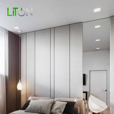 LED Downlight Panel มีขอบ สีขาว รุ่น DLUX หน้าเหลี่ยม Daylight (แสงขาว) และ Warmwhite (แสงส้ม)