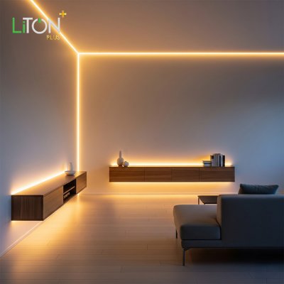 ไฟเส้น LED 12V COB IP20 สีเดี่ยว รุ่น  Radient