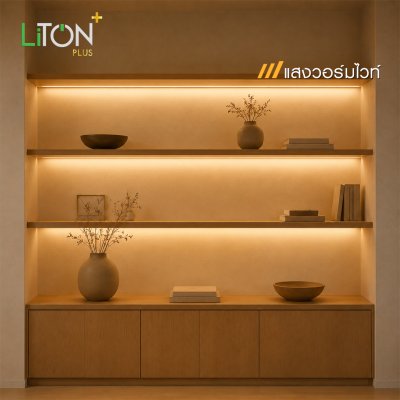 LiTON+ ไฟเส้น DC 24V COB รุ่น RADIENT ไม่กันน้ำ 5 เมตร/ม้วน