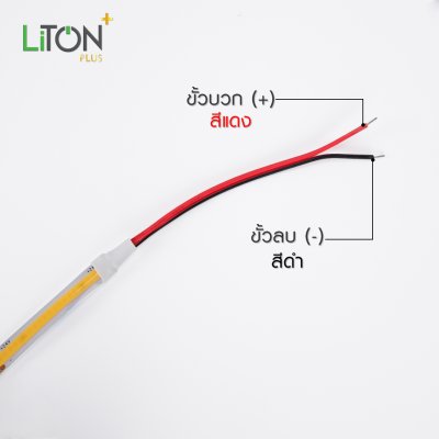LiTON+ ไฟเส้น DC 24V COB รุ่น RADIENT ไม่กันน้ำ 5 เมตร/ม้วน
