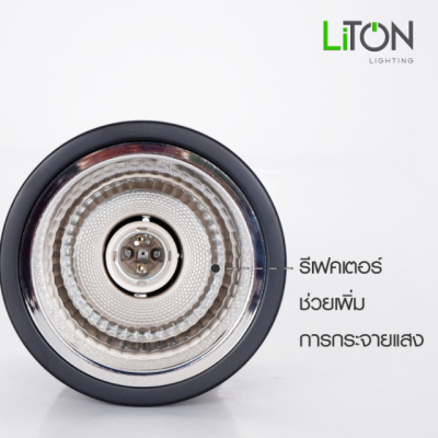 LiTON โคมไฟเปล่าติดลอย รุ่น RETRO ขั้ว E27 ขนาด 4 นิ้ว ทรงกลม/เหลี่ยม