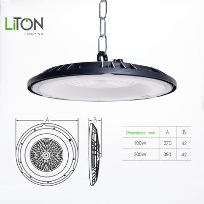 โคมไฟไฮเบย์สลิม LED HIGH BAY SLIM รุ่น EXPLORER  Daylight (แสงขาว)