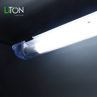 โคมกันน้ำกันฝุ่น สำหรับหลอด LED T8 รุ่น  Eco-Proo Twist Lock STC สีเทา  T8  1x120 cm.