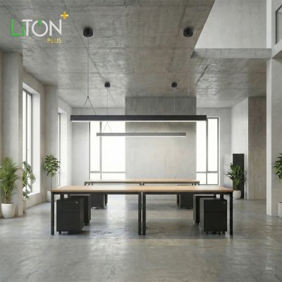 โคมเปล่าT8  รุ่น X-BAR G13 สีดำ