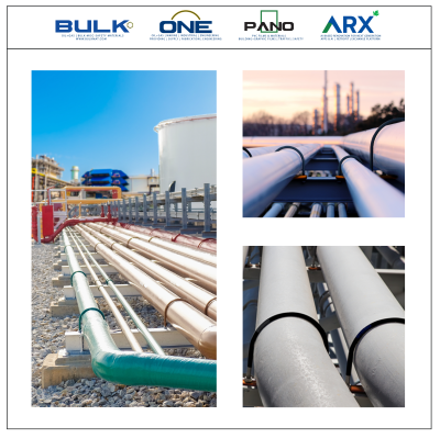 U-Bolt c/w 4 Hex Nut & 4 Flat Washers [SS316] With Polyshrink