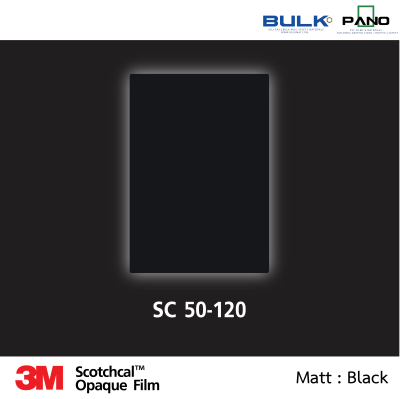 3M Scotchcal Graphic Film 50 Series-SC50-120 – Matt Black