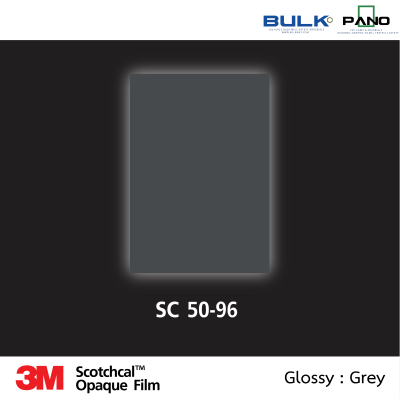 สติกเกอร์ไวนิลทึบแสง รุ่น 50-SC50-96 – Grey