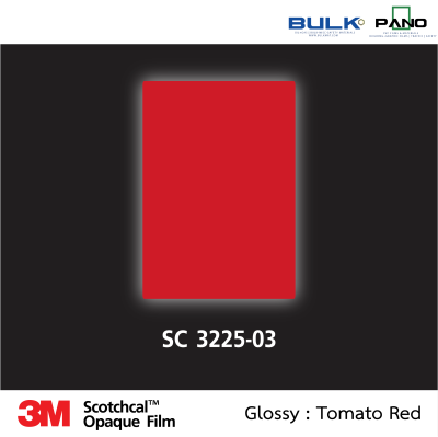 สติกเกอร์ไวนิลทึบแสง รุ่น 32-3225-03 Tomato Red (Glossy)