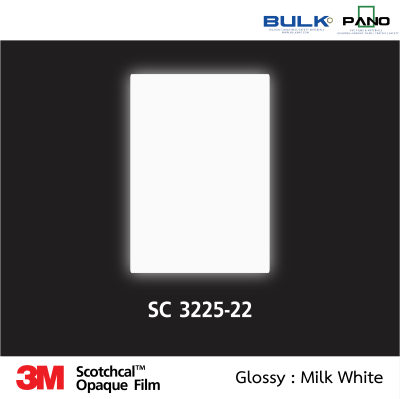 3M Scotchcal Graphic Film 32 Series-3225-22 Milk White (Glossy)