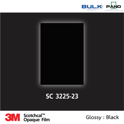 สติกเกอร์ไวนิลทึบแสง รุ่น 32-3225-23 Black (Glossy)
