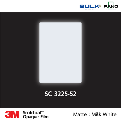 3M Scotchcal Graphic Film 32 Series-3225-52 Milk White (Matte)