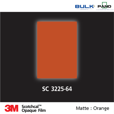 3M Scotchcal Graphic Film 32 Series-3225-64 Orange (Matte)