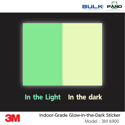 Indoor-Grade Glow-in-the-Dark Sticker | 3M 6900