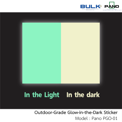 สติกเกอร์เรืองแสงสำหรับงานภายนอก | รุ่น Pano PGO – 01