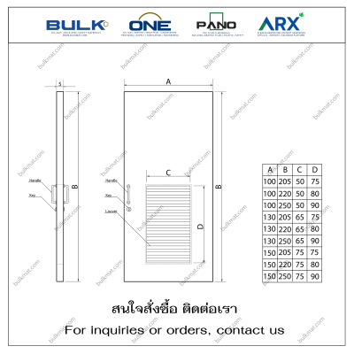 Sliding Door Stainless Steel with Bottom Louver