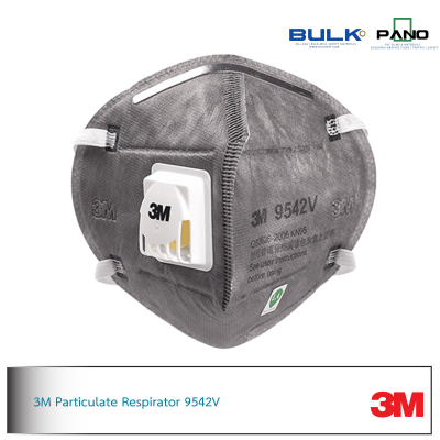 3M Particulate Respirator 9542V, P2, with Valve and Nuisance
