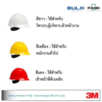 หมวกนิรภัย H-700 – แบบปิด ไม่มีรูระบายอากาศ พร้อมระบบล็อคแบบ PIN