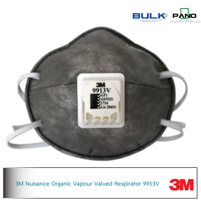 3M Nuisance Organic Vapour Valved Respirator 9913V