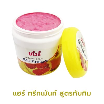 แฮร์ทรีทเม้นท์ บริ้งกี้ ครีมหมักผม สูตรทับทิม 500g. (1 กระปุก)
