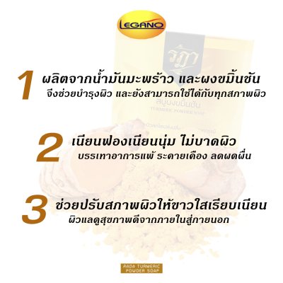 RADA Turmeric Powder Soap 50g