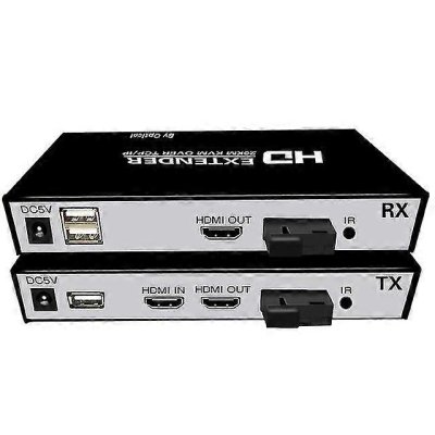 Media Fiber Video Media Converter รหัส PW-HD+H+USB