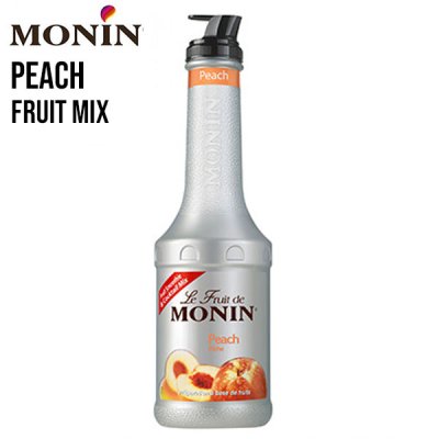 โมนิน เพียวเร่ Peach 1 L. / Monin Fruit Mix Peach 1 L.