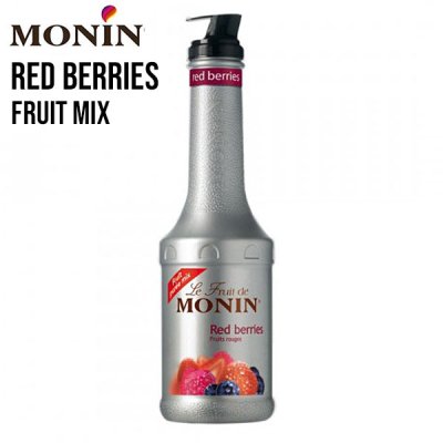 โมนิน เพียวเร่ Red Berries 1 L. / Monin Fruit Mix Red Berries 1 L.