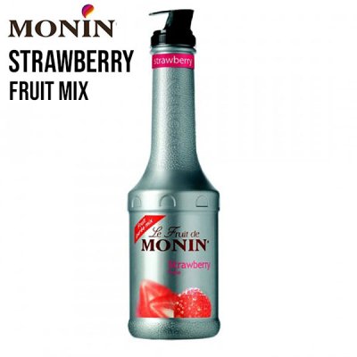 โมนิน เพียวเร่ Strawberry 1 L. / Monin Fruit Mix Strawberry 1 L.