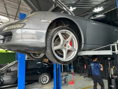 ซ่อมโช้คถุงลม Cayenne