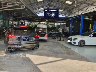 ตรวจเช็คช่วงล่างเบนซ์ บีเอ็ม ปอร์เช่ ด้วยเครื่องสั่น เขย่า