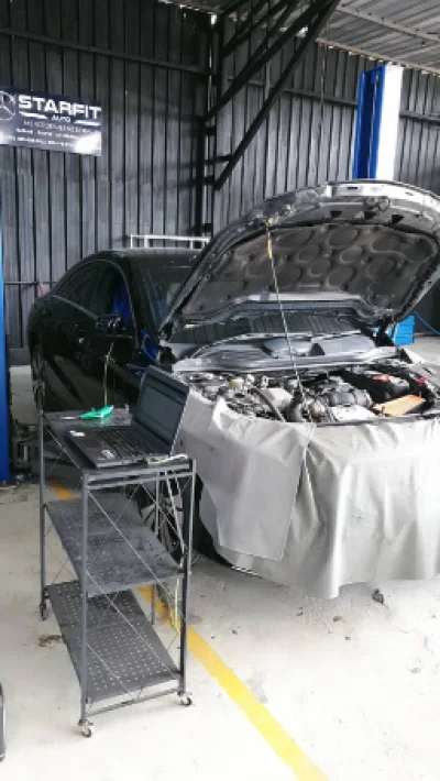 ศูนย์ซ่อม Mercedes-Benz  bmw Porsche โดยช่างเฉพาะทางที่สตาร์ฟิตออโต้ แยกท่าอิฐ นนทบุรี097788737