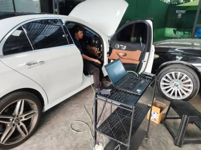 ตรวจเช็กช่วงล่างและระบบเครื่องยนต์ Mercedes-Benz | อู่สตาร์ฟิต นนทบุรี