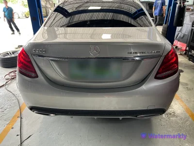 ซ่อมระบบช่วงล่าง โช้คถุงลม Air suspension Benz BMW Porsche