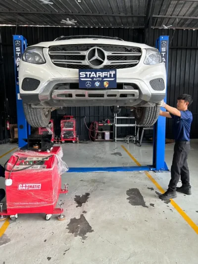 Digital suspension simulator for Mercedes-Benz at StarFit Auto Thailand