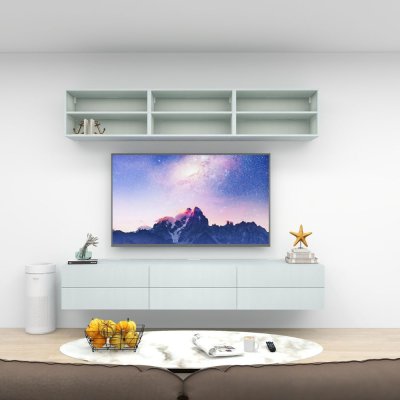 ชั้นวางทีวีรุ่น Double Easy สี Grey ขนาด 2.4m