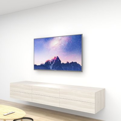 ชั้นวางทีวีรุ่น Simple Easy สี Swiss Elm Sand ขนาด 2.4m