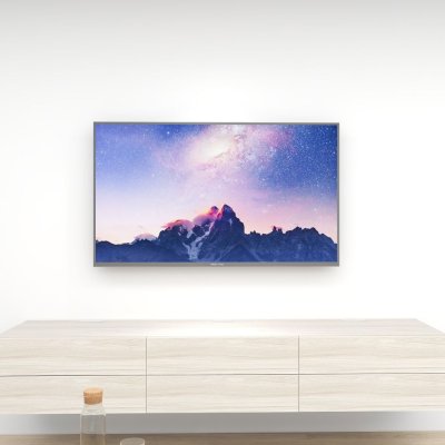 ชั้นวางทีวีรุ่น Simple Easy สี Swiss Elm Sand ขนาด 2.4m