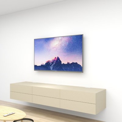 ชั้นวางทีวีรุ่น Simple Easy สี Tweed ขนาด 2.4m