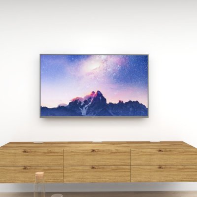 ชั้นวางทีวีรุ่น Simple Easy สี Vintage Oak ขนาด 2.4m