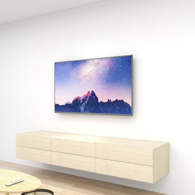 ชั้นวางทีวีรุ่น Simple Easy สี Warm Rovere ขนาด 2.4m